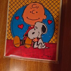 Vintage Wooden Snoopy/ Charlie Brown Puzzle 