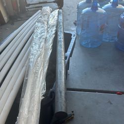 2” Grey Pvc Round Bar - No Certs 