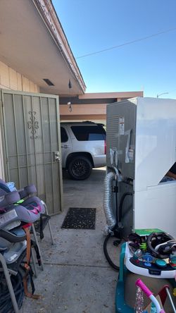 Washer and dryer ok condition