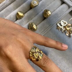 10 K Real Gold Ring Size 51/2