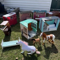 Our generation play houses for dolls MEGA BUNDLE- same size as American girl dolls -18 inch sized dolls