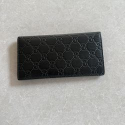 Gucci GG Signature Bifold Leather Wallet