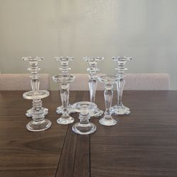 Glass Candle Holders