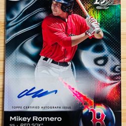 MIKEY ROMERO 2023 Bowman Platinum Auto Autograph