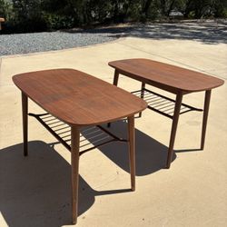 End Tables, Midcentury Modern, Original Pata