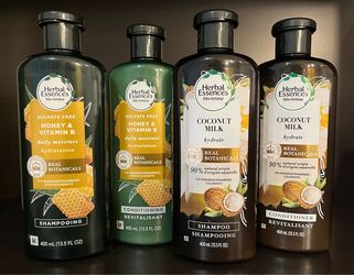 (PACK OF 4) HERBAL ESSENCES BIO RENEW SHAMPOO & CONDITIONERS