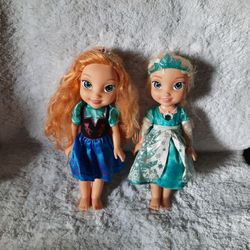 Disney Princess Elsa And Anna Dolls