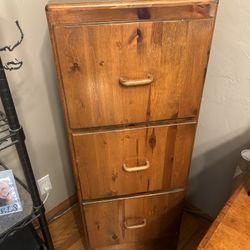 Wooden Filing Cabinet Custom Built 
