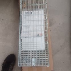 	SZHLUX 32" Live Animal Cage Trap Heavy Duty Folding Raccoon Traps 