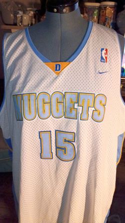 VINTAGE NBA JERSEY DENVER NUGGETS CARMELO ANTHONY #15 NIKE SIZE 4XL