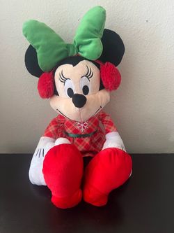 Minnie Mouse 14” Plush Holiday Christmas
