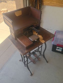 Antique  First produced Wheeler & Wilson Treadle Sewing Machine