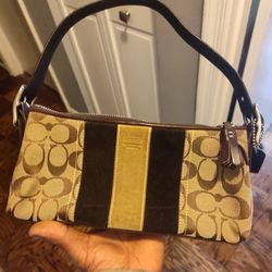 Coach mini clutch bag
