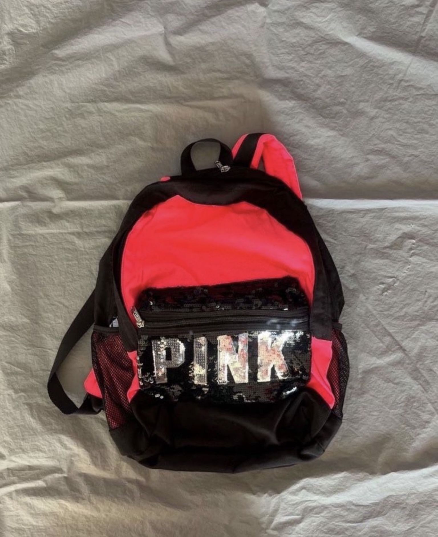NEW PINK LOGO BLING CAMPUS BACKPACK