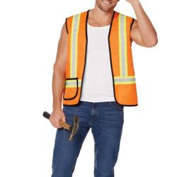 Spirit Halloween Adult Construction Worker Costume Kit 