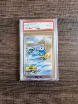 2025 Pokemon PFL EN Piplup #098 Illustration Rare PSA 10 Gem Mint