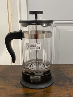 IKEA UPPHETTA French Press Coffee Maker – Black (New)