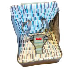 Nuby USA Easy Go Booster High Chair Seat, Chevron