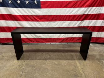 Restoration Hardware Black 7 foot Console