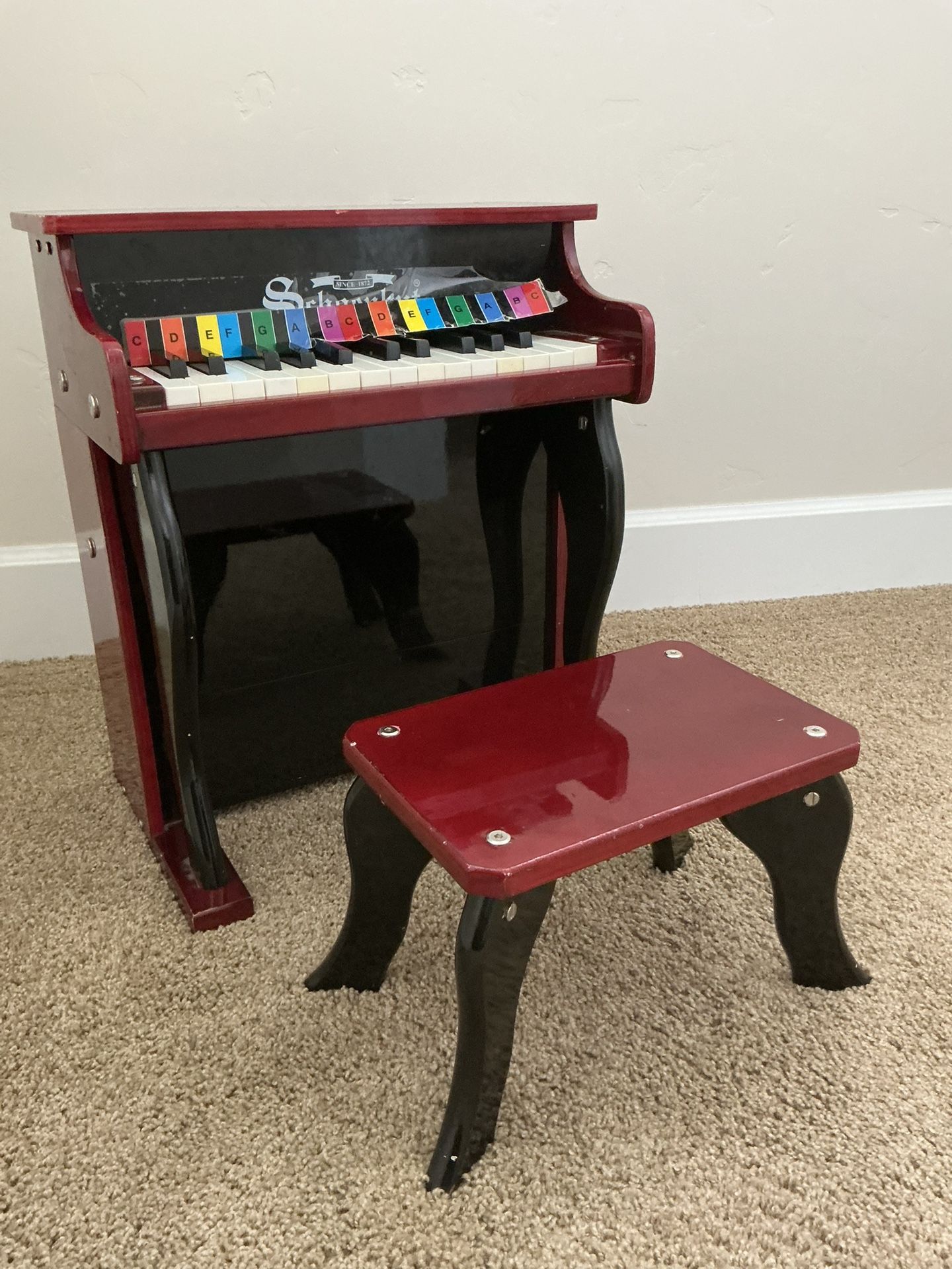 Schoenhut 25 Key Spinet Elite Toy Piano 