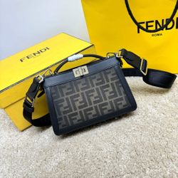 Fendi Women's Black Handbag or Shoulder Bag