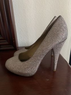 Glitter heels size 8