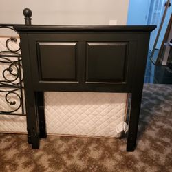Twin Headboard -Black 