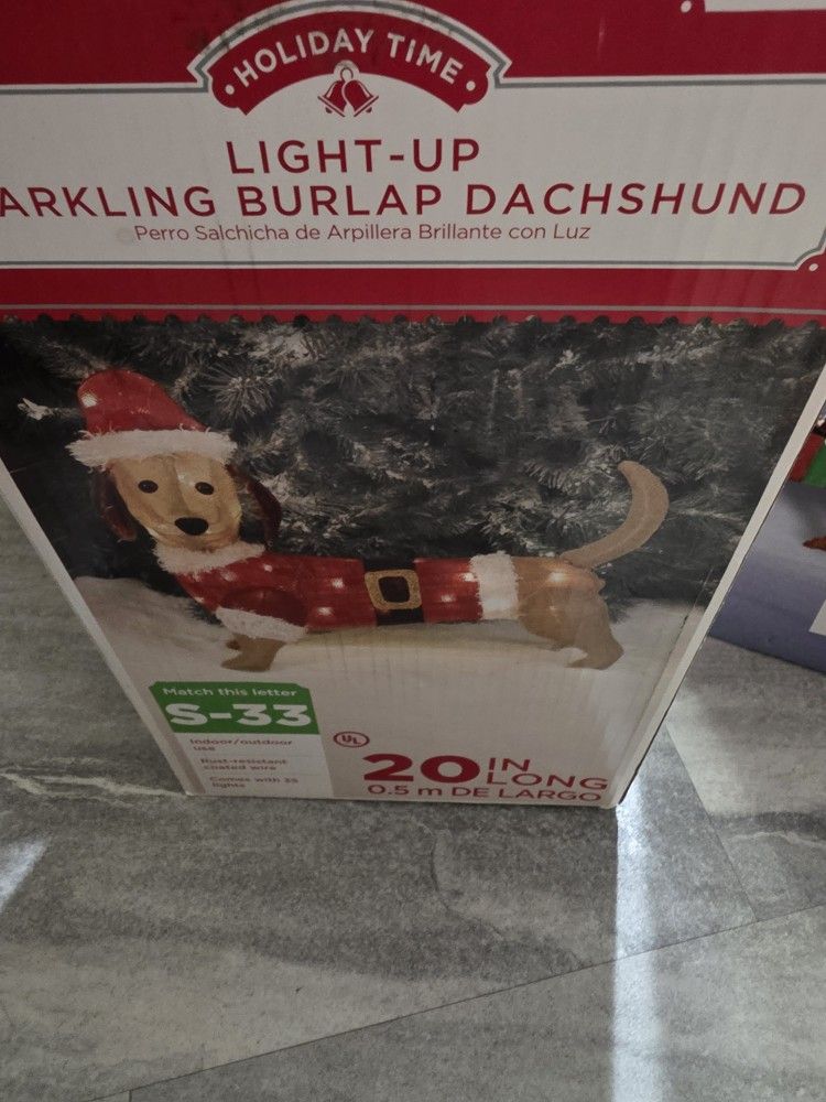 Light Up Outdoor Dachshund