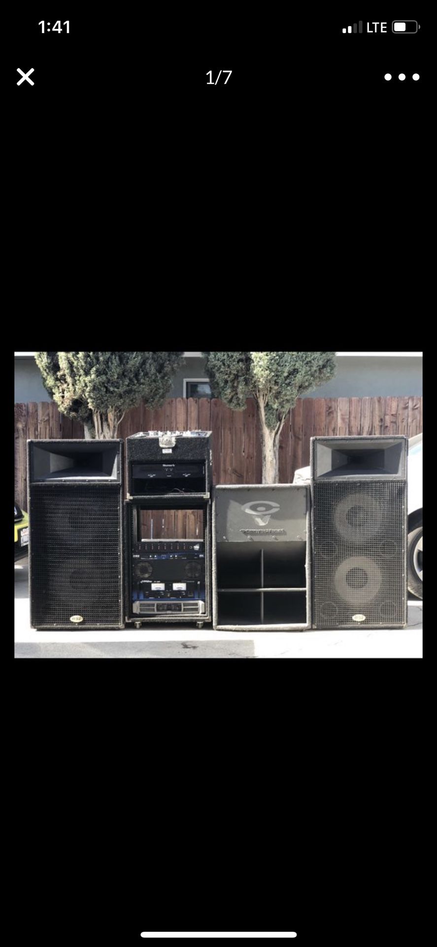 Dj equipment/ B52 Speaker/ Cerwin Vega Subwoofer/ CD players / Mixer