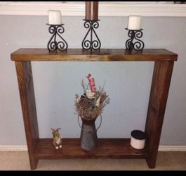 Handmade Entryway tables (available in 2 finishes)
