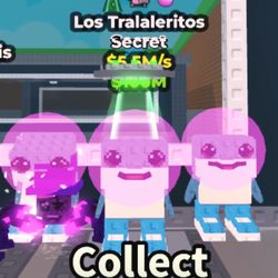 Los Tralaleritos With Traits 5.5m Per Second Steal A Brainrot