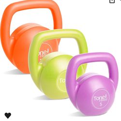 Colorful Kettle Bell Workout Set