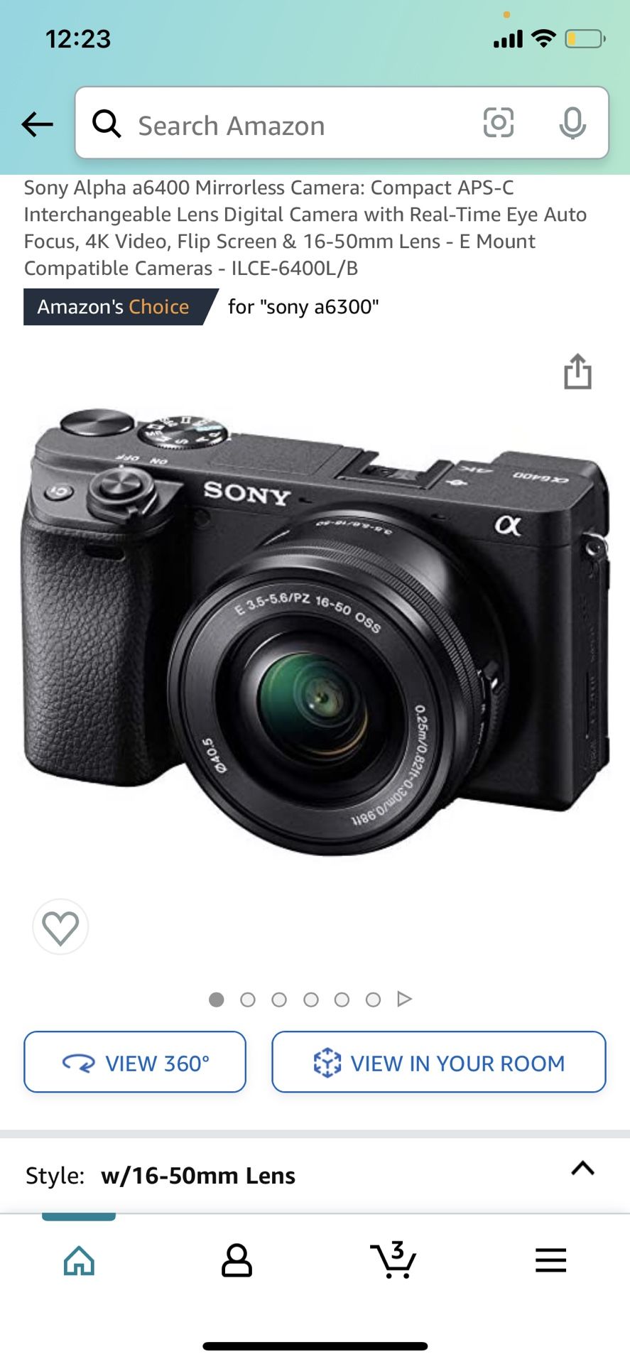 Sony A6400