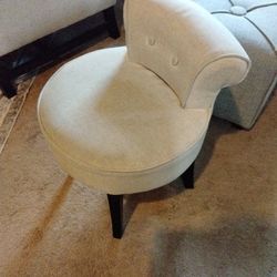 Vanity Stool Linen 