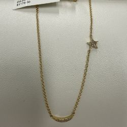 14KY Necklace With Diamonds 