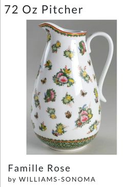 Famille Pitcher by Williams and Sonoma