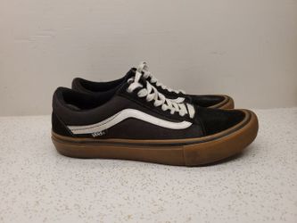 Vans Pro Shoes Mens Skateboard Size 8.5 Black White
