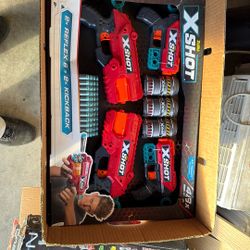 X Shot Zuru Nerf Guns