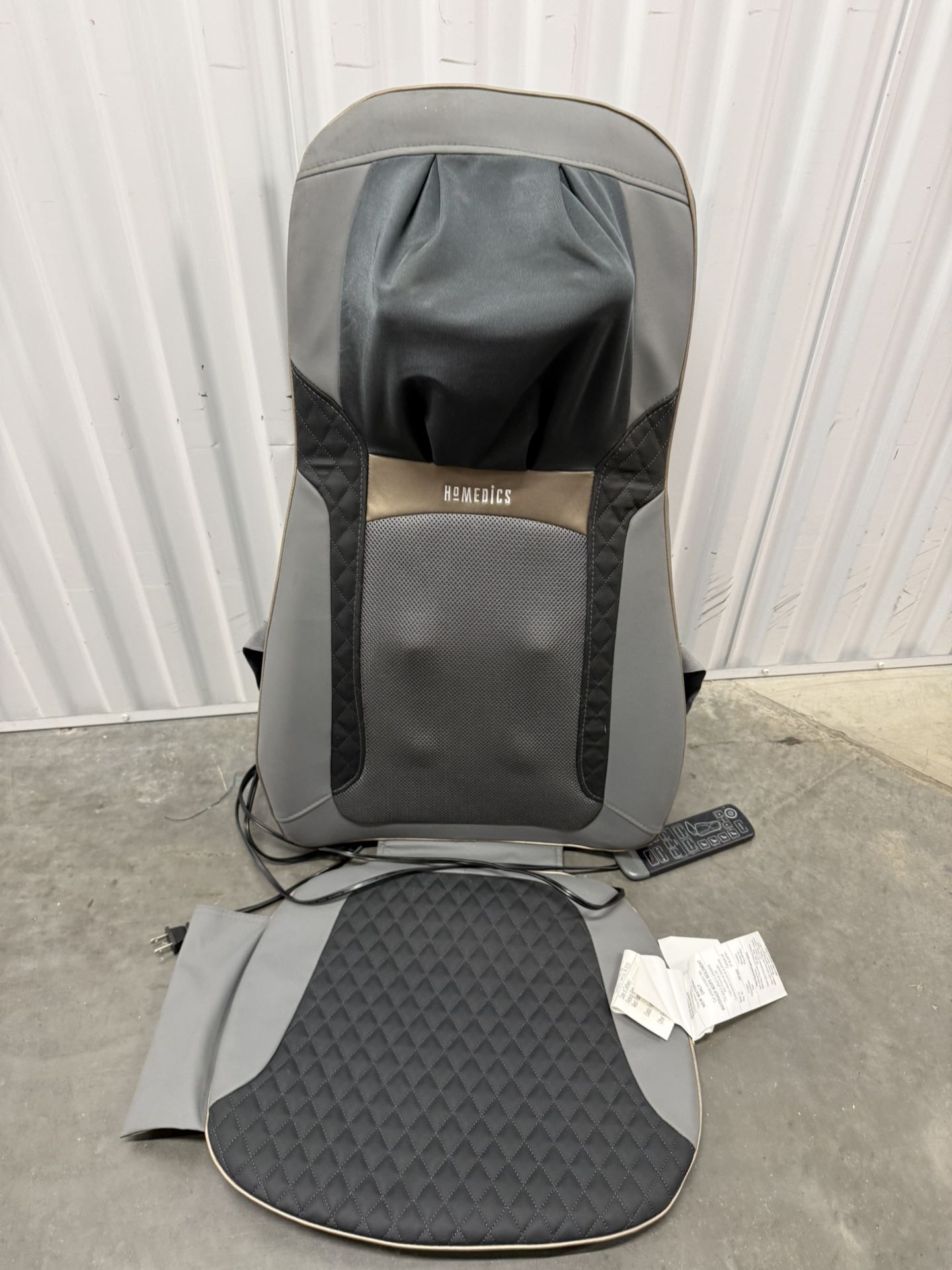 Homedics Shiatsu Back Massage Chair Pad w/ Heat, Kneading, Rolling, Remote