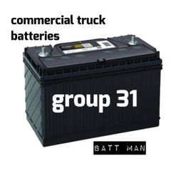 Commercial truck batteries