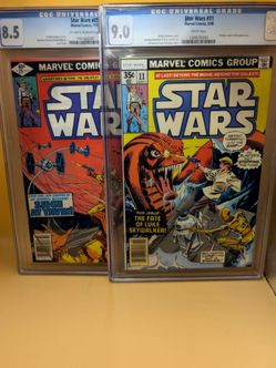Graded Comics 8  ea . Five  are signed.