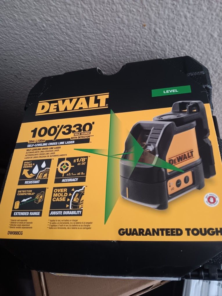 New Dewalt Green Laser