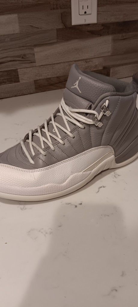 Jordan 12's  Grey Stealth