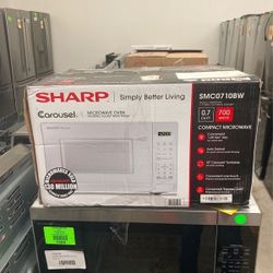 Sharp Stand alone Microwave Smc0710bw 0.7-cu