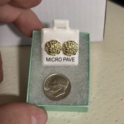 Gold Nugget Earrings