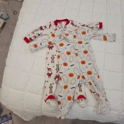 Halloween & Christmas Fleece Sleeper 9m