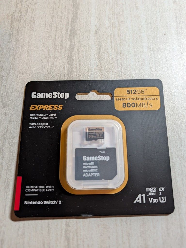 512gb Micro SD Express Card Switch 2 Sdxc BRAND NEW