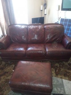 Leather couch