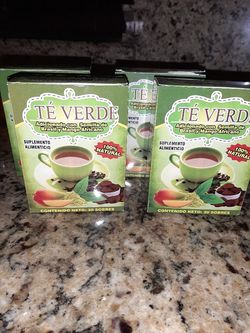 Green tea! Helps u loose weight!