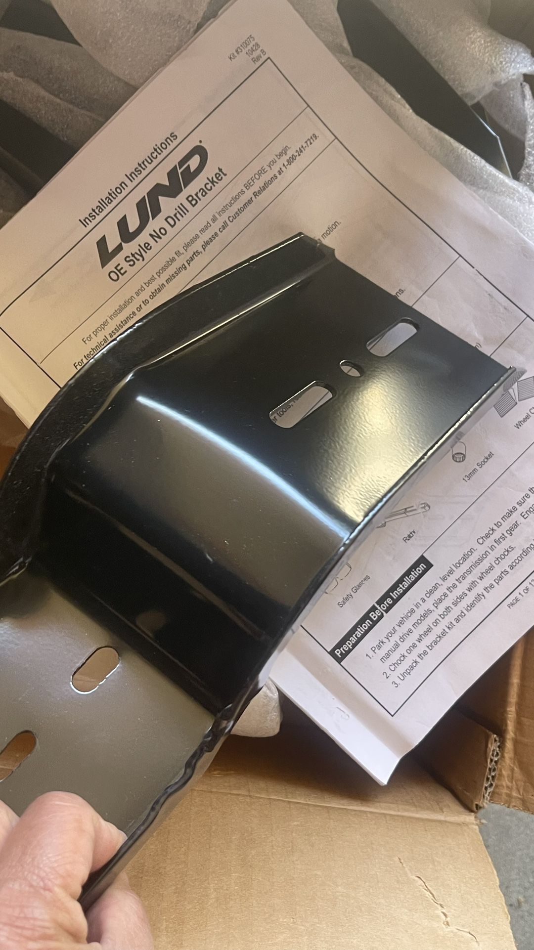 LUND OE STYLE NO DRILL BRACKET